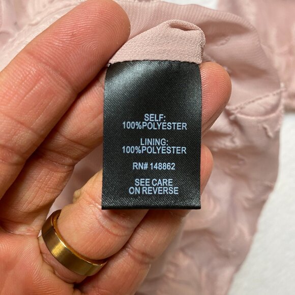 Torrid Puff Blouse Women's 2X Chiffon Clip Floral Bubble Hem Top $59 NWT - Picture 4 of 8